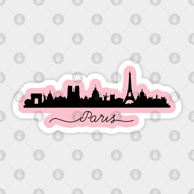 City of Paris Sticker by TravelGiftDesign